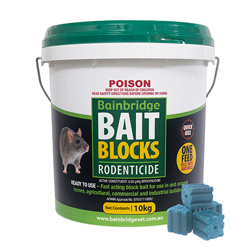 Rodent Bait Blocks (Brodifacoum 0.05g/kg)