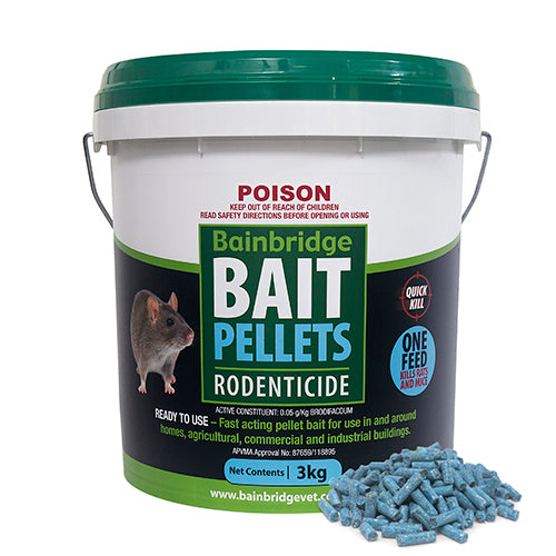 Rodent Bait Pellets (Brodifacoum 0.05g/kg)