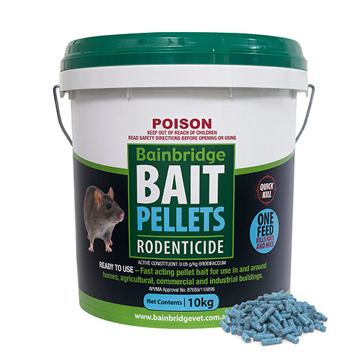 Rodent Bait Pellets (Brodifacoum 0.05g/kg)