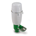 Plastic Bottle Cage Drinker with Metal Basin (Small Animal/ Rabbit) - 0.5L