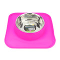 Stainless Steel Bowl with Silicon Diner Mat 540ml