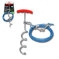 Dog Tie Out Stake with Tie Out Cable (4.5m)