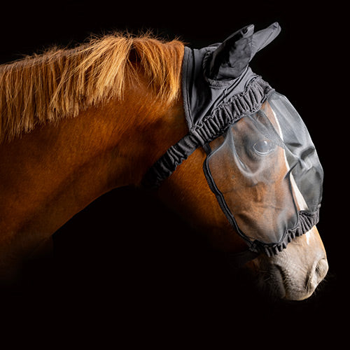 Fly Mask w Ears Padded Elastic