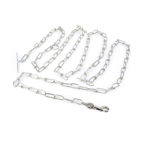 Dog Tie Out Chain -T Bar - 3 metres
