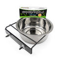 Dog Bowl with Clamp Holder