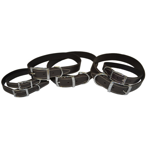 Leather Dog Collar - Traditional -  35cm x 13mm