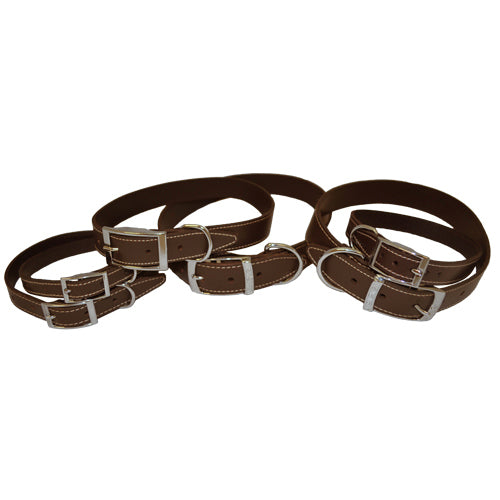 Leather Dog Collar - Traditional -  35cm x 13mm