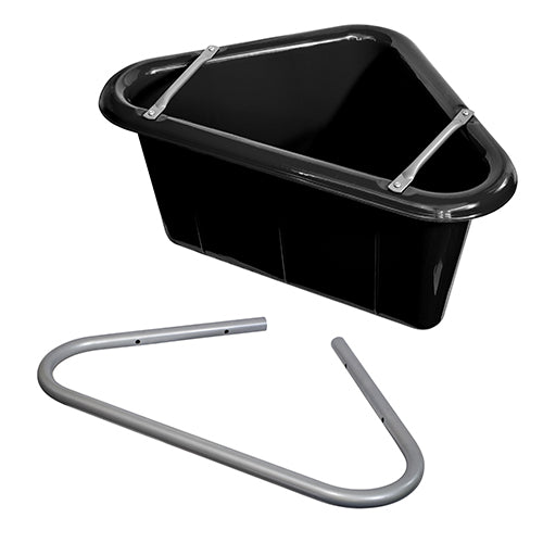 Plastic Corner Feed Tub with Bracket