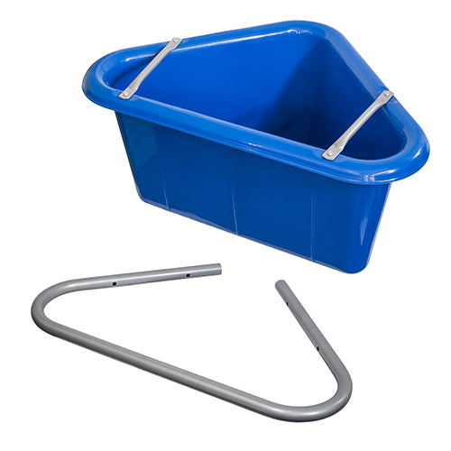 Plastic Corner Feed Tub with Bracket