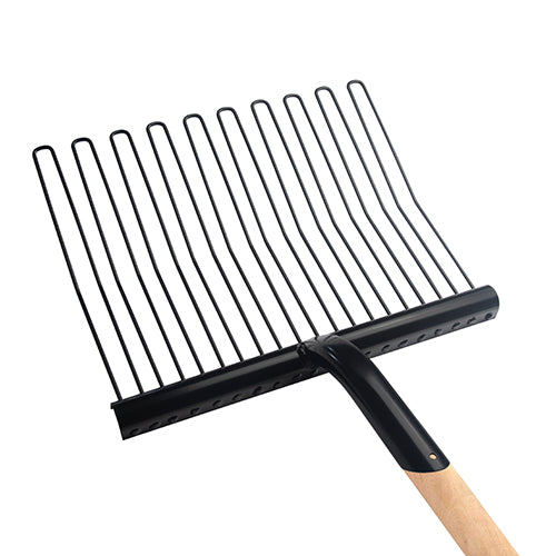 Rubber Mat Fork  with Wooden Handle