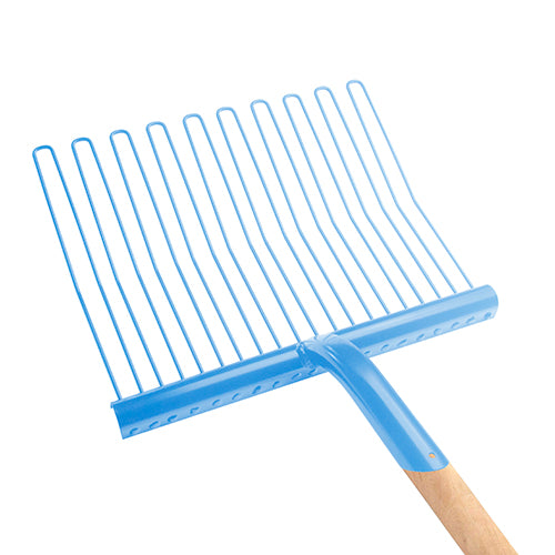 Rubber Mat Fork  with Wooden Handle