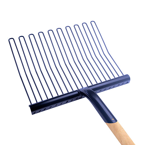 Rubber Mat Fork  with Wooden Handle