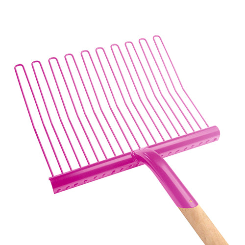Rubber Mat Fork  with Wooden Handle