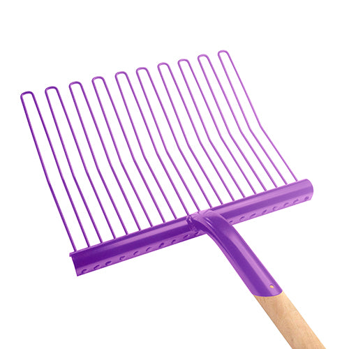 Rubber Mat Fork  with Wooden Handle