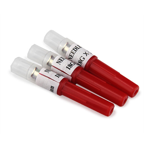 Aluminium Hub Needles  - 100 Pack