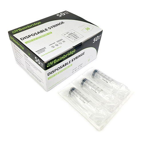 Terumo Disposable Syringes 50ml/60ml - 30 Pack (Box)