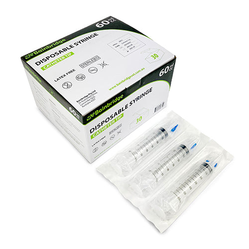 Terumo Disposable Syringes 60ml Catheter Tip - 30 Pack (Box)
