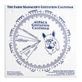 Gestation Calendar - Alpaca