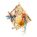 Bird Net Destructive Wall - Fiesta with Perch