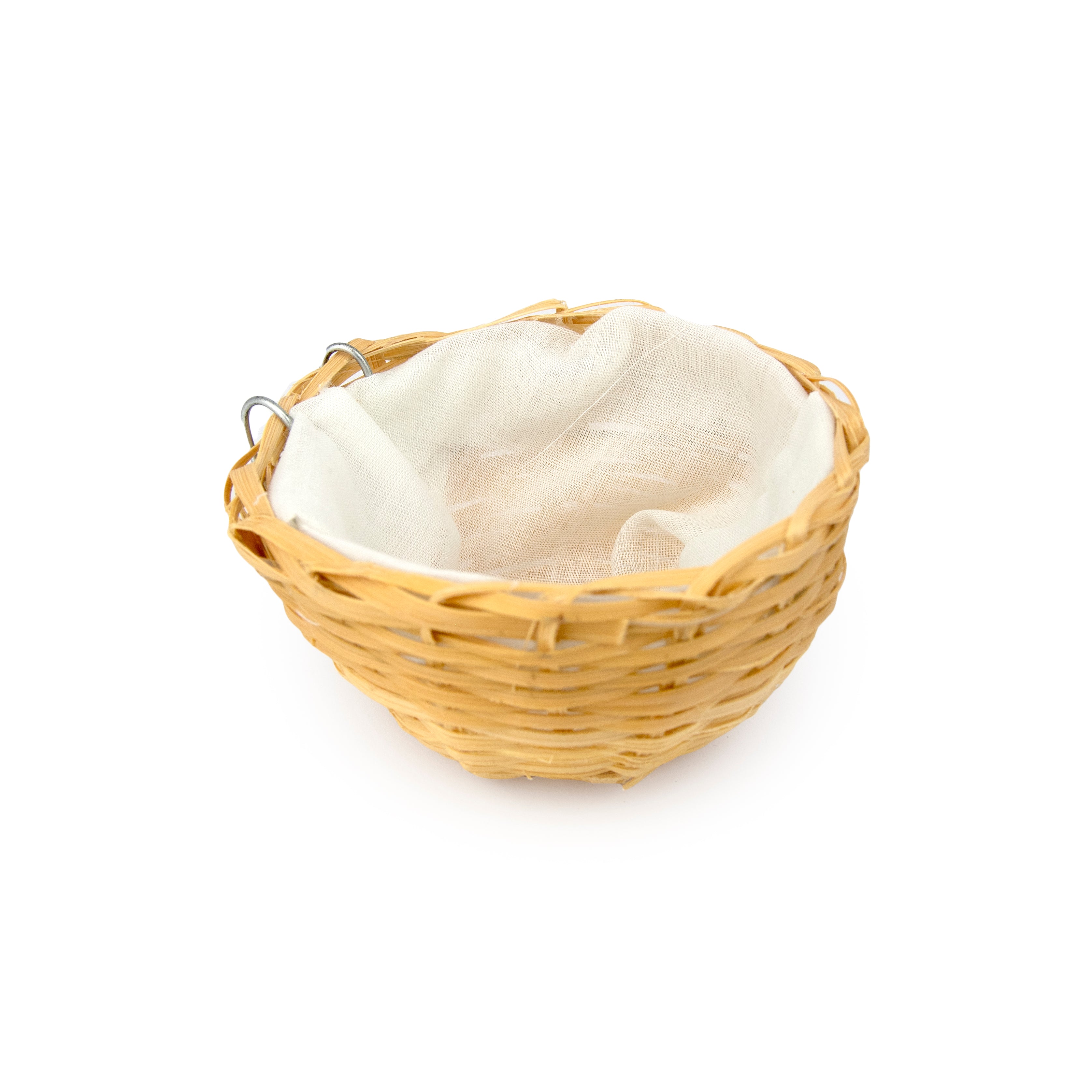 Bird Nest - Bamboo with Lining - (Canary / Finch )