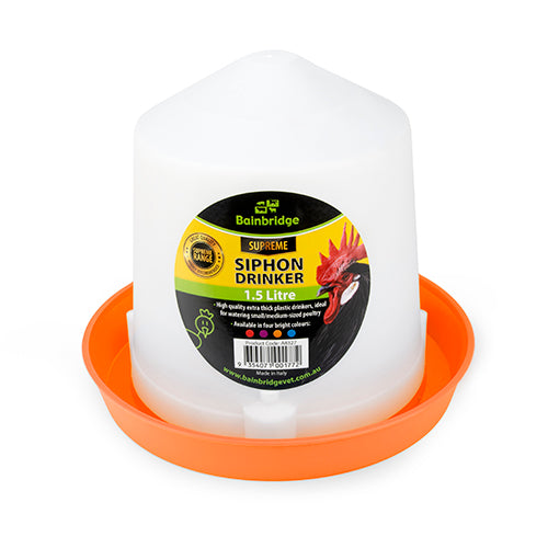 Poultry Drinker Siphon Straight - 1.5L