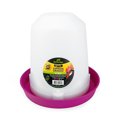 Poultry Drinker Siphon Straight - 5L