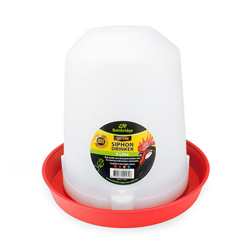 Poultry Drinker Siphon Straight - 5L