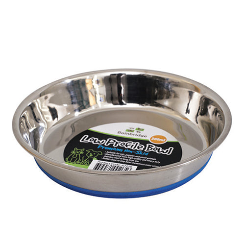 Cat/Small Animal Bowl -Stainless Steel - Bonded Base