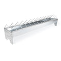 Galvanised Feeding Trough Chickens