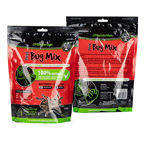 Dried Mealworms & Bug Mix - 250g