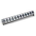 Galvanised Feed Trough with Holes Chicks - 24 Hole