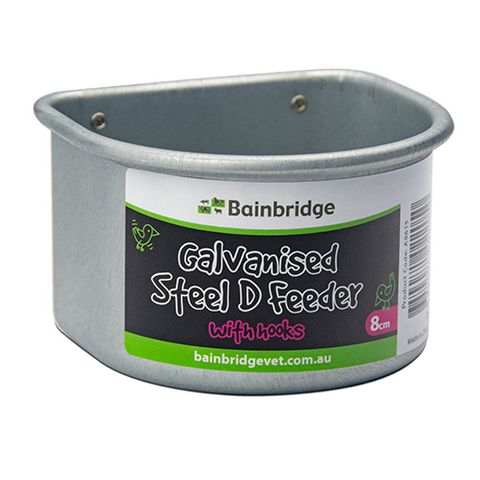 D Feeder with Hooks - Galvanised