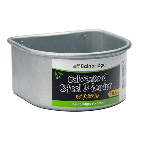 D Feeder with Hooks - Galvanised
