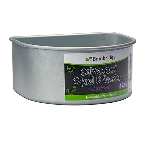 D Feeder with Hooks - Galvanised