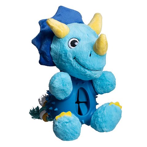 Truddi The Triceratops - Treat-A-Saurus - Dog Toy