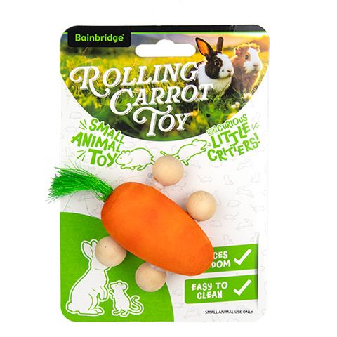 Small Animal Toy - Rolling Carrot Small Animal Toy