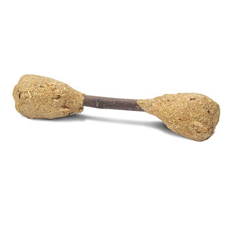 Small Animal Treat - Hay Barbells - Pack Of 4