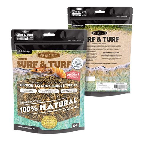 Surf & Turf (Black Soldier Fly larvae & Shrimp)