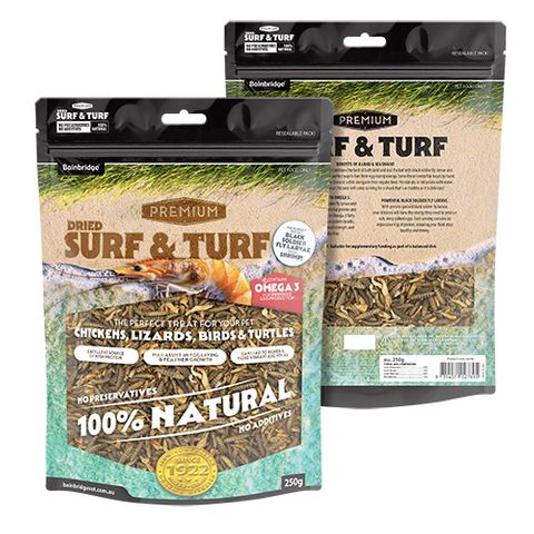 Surf & Turf (Black Soldier Fly larvae & Shrimp)