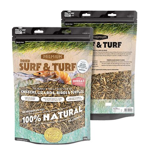 Surf & Turf (Black Soldier Fly larvae & Shrimp)