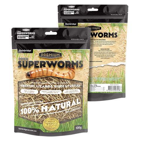 Dried Superworms